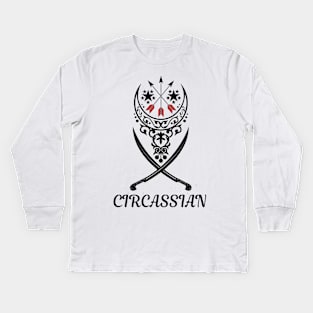 circassian Kids Long Sleeve T-Shirt